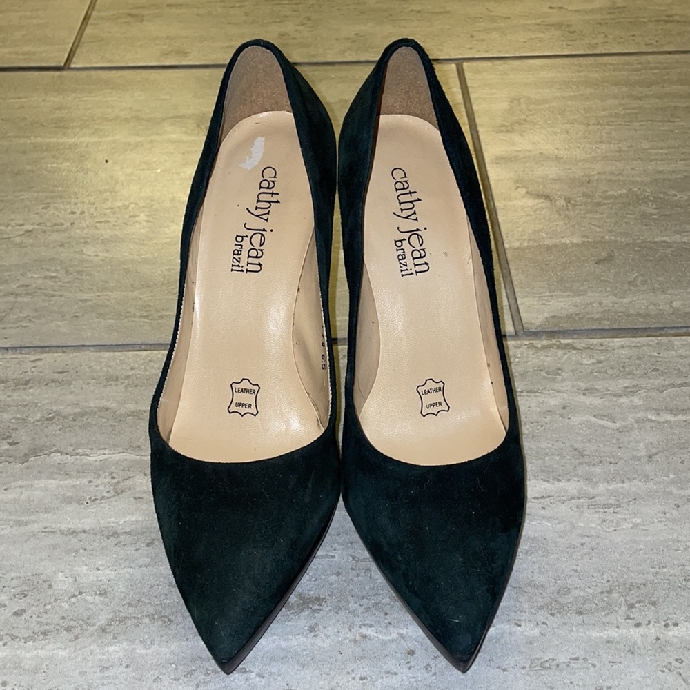 Cathy Jean Brazil suede pumps - Picture 2 of 3